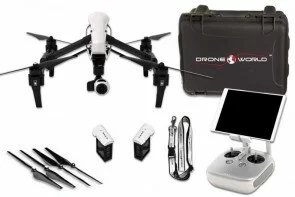 Inspire 1 Quadcopter Bundle w/ Custom Case, CF Props, Extra Battery, 16gb MicroSD, ND Filter