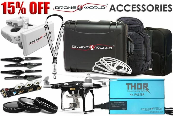15% Off Drone World™ Brand Accessories 