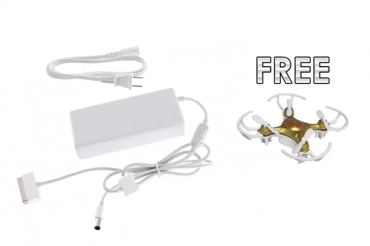 DJI Phantom 4 Series - 100W Battery Charger & AC Cable (+FREE Mini Drone per Order)