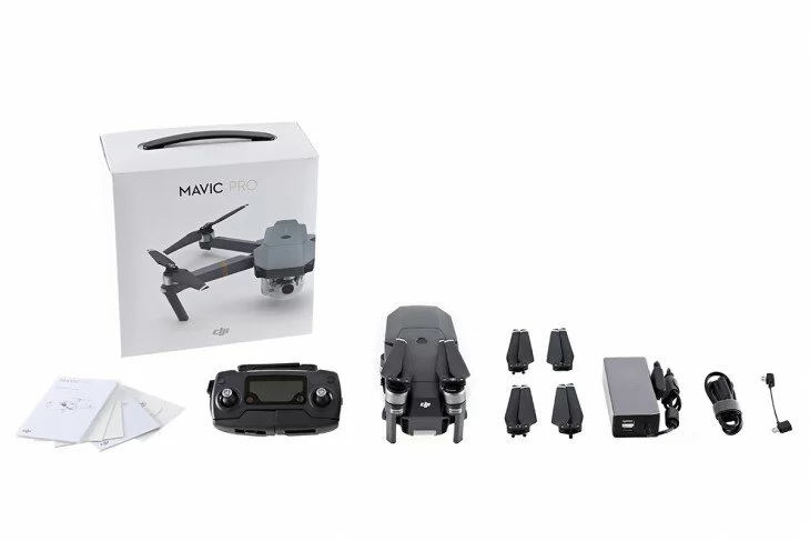 DJI Mavic Pro Whats Included in Box Unboxing