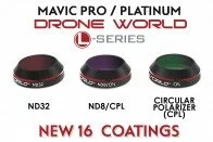 Mavic PRO & Platinum L Series v2.0 Lens Filters (Circular Polarizer & Neutral Density)