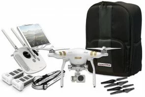 Phantom 3 Professional Kit with Compact Backpack, Extra Battery & Carbon Fiber Props