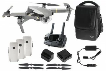 DJI Mavic PRO Platinum FLY MORE COMBO w/ Remote, 3 Batteries, 16gb MicroSD, Charging Hub, Power Bank Adapter & Car Charger Bundle (OUT OF STOCK)