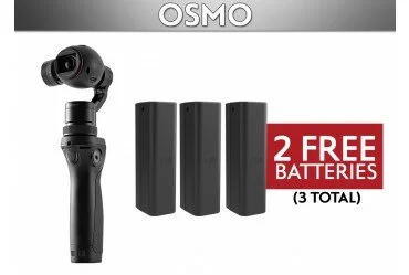 DJI Osmo Handheld 4k Camera Gimbal Stabilizer System (+2 free batteries)