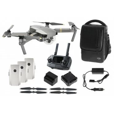 DJI Mavic PRO Platinum FLY MORE COMBO w/ Remote, 3 Batteries, 16gb MicroSD, Charging Hub, Power Bank Adapter & Car Charger Bundle (OUT OF STOCK)