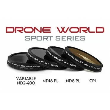 Drone World Brand DJI Inspire 1 V2.0 4-pack Lens Filter Kit