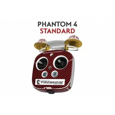 Phantom 4 Standard (ONLY) FireBridge Technology Remote: Signal Booster Range Extender System Upgrade