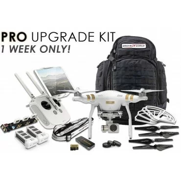 Phantom 3 Pro Bundle w/ Backpack, 2 Batteries, Triple Charger, Prop Guards, Filters, 32GB Card & More