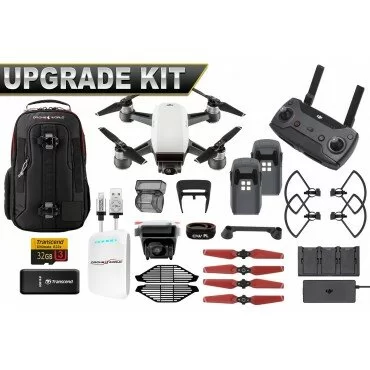 DJI Spark Upgrade Kit w/ Backpack, Prop Guards & Landing Gear, CPL Lens Filter, & More