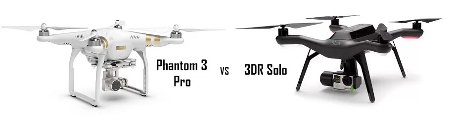Phantom 3 vs 3DR Solo