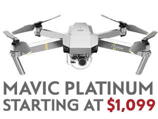 DJI Mavic Pro Platinum Drone Kit Bundles