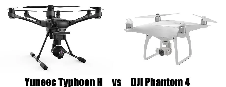 phantom 4 vs yuneeq typhoon h